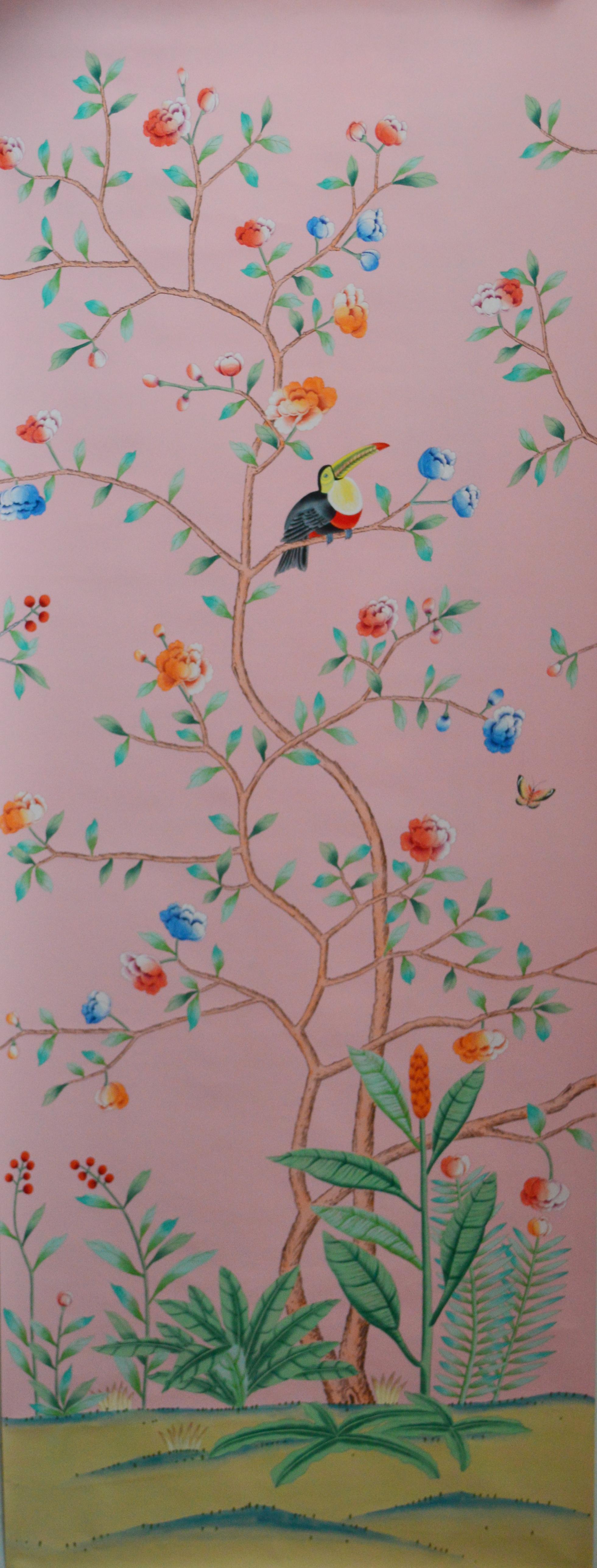 chinoiserie wall hanging
