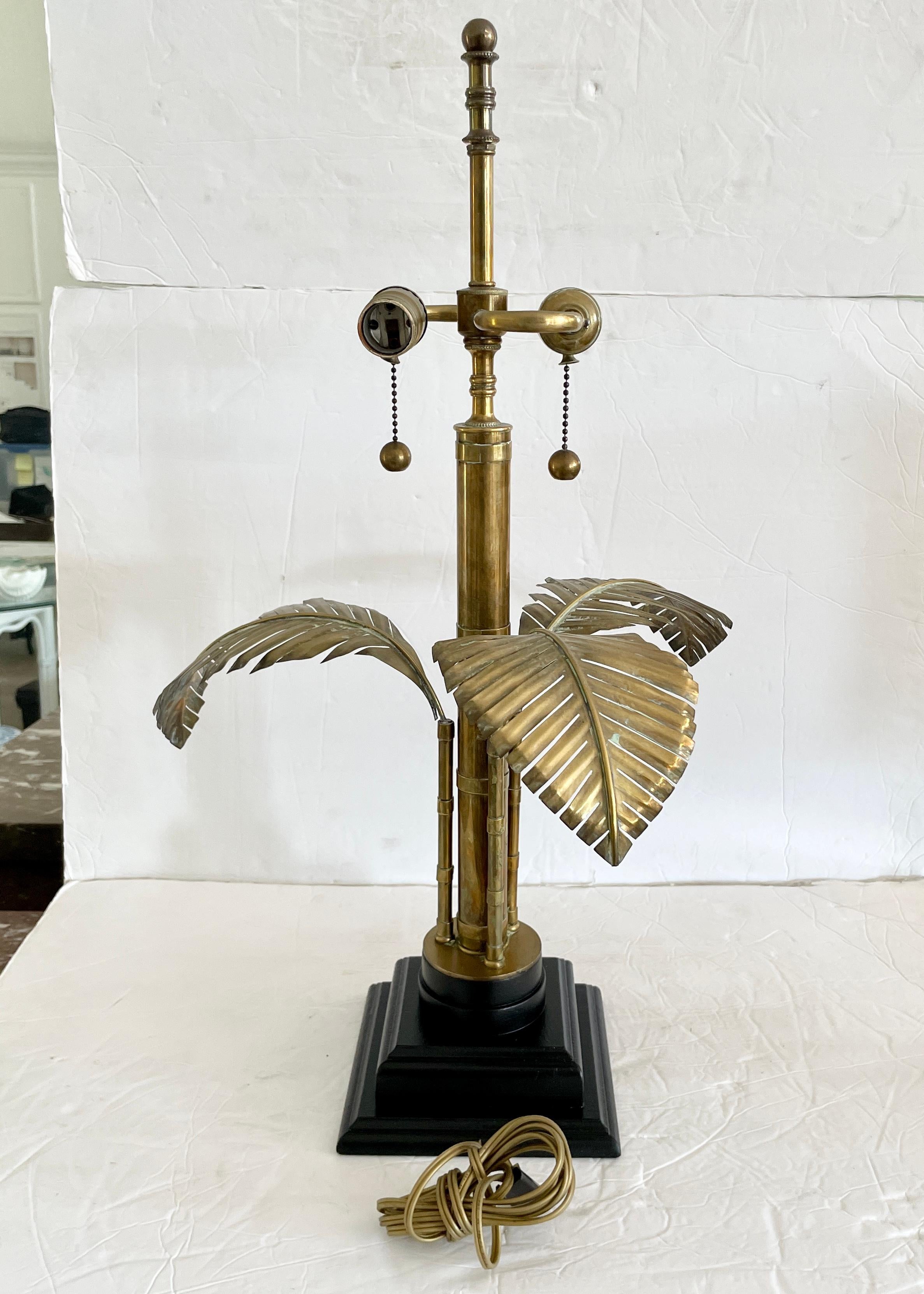 Metal Palm Tree Design Jansen Table Lamp