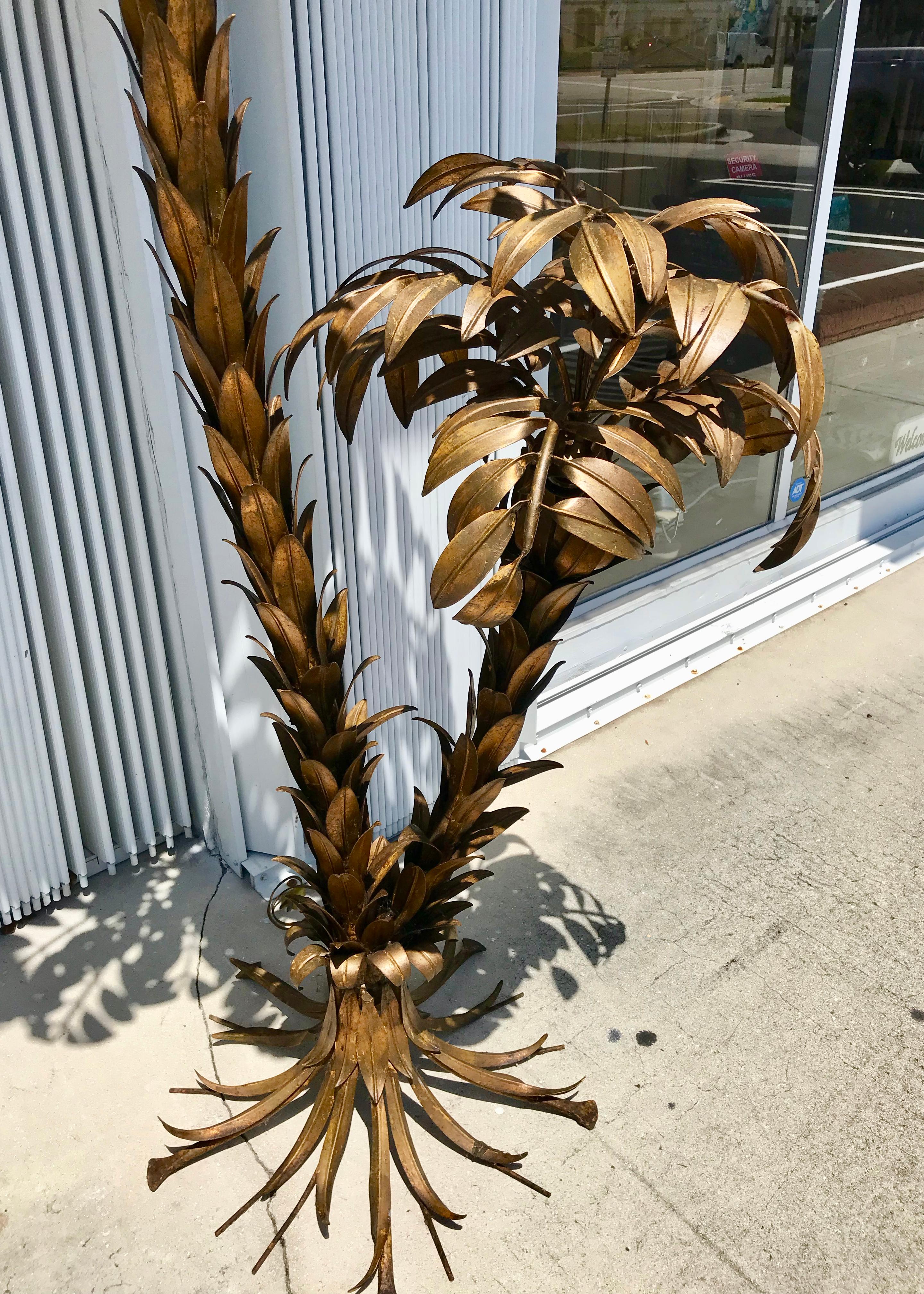 Palm Tree Floor Lamp by Hans Kögl In Good Condition In West Palm Beach, FL