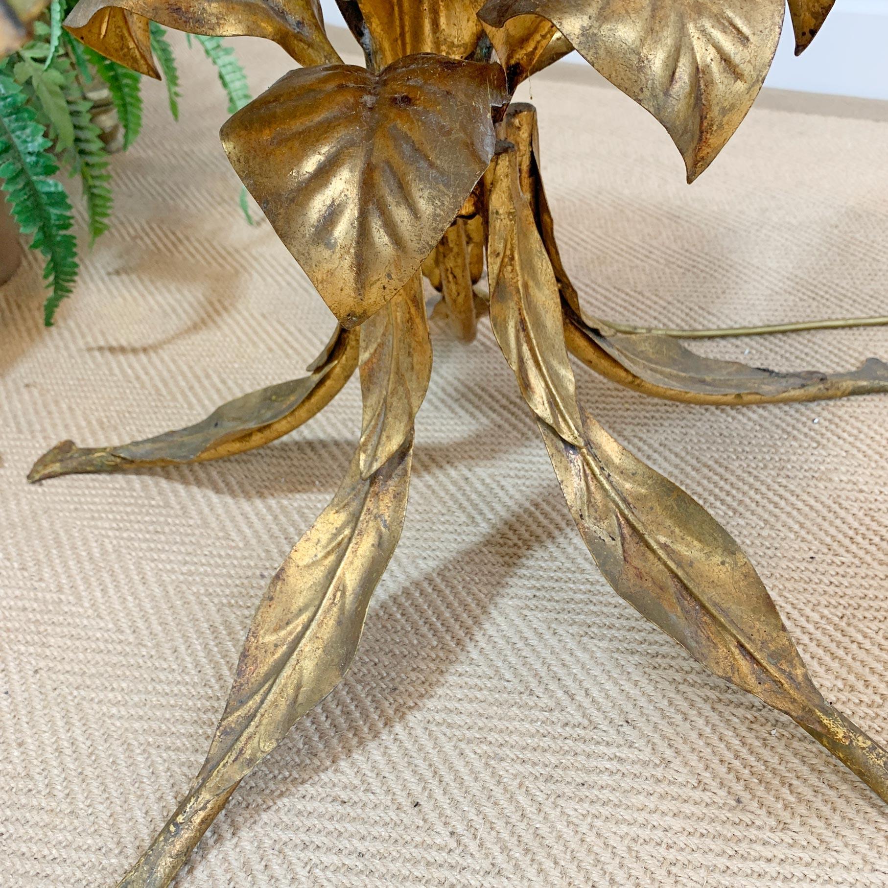 Gold Palm Tree Floor Lamp Sergio Terzani 2