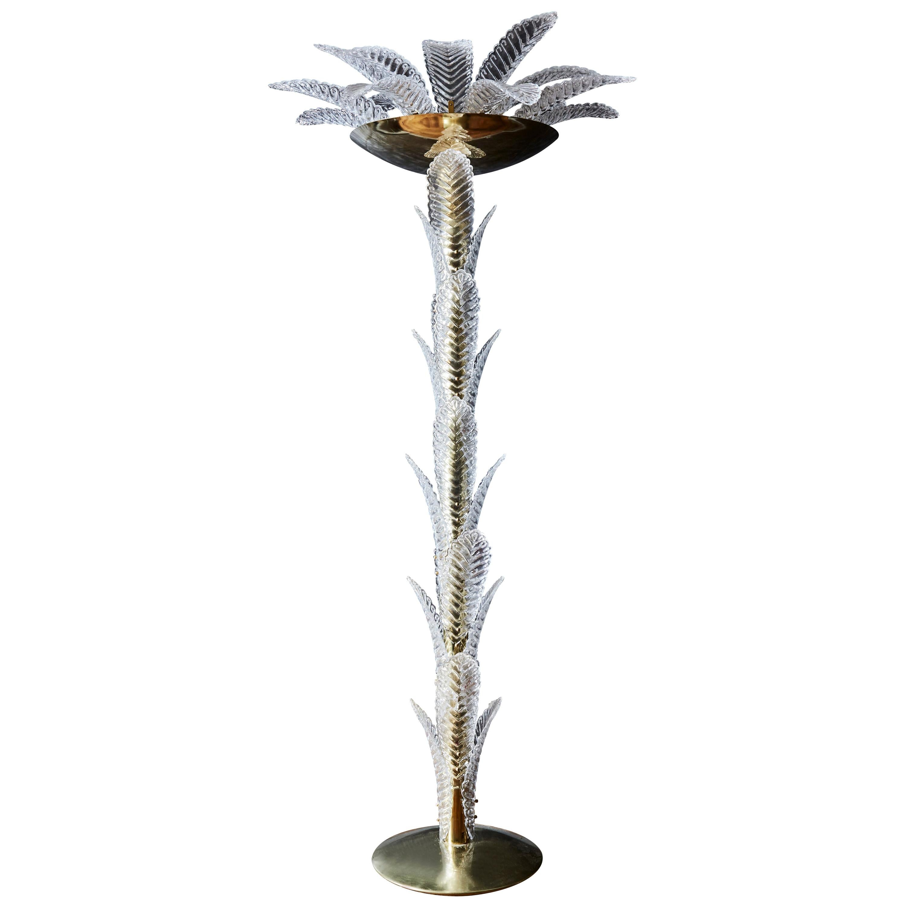 Stehlampe aus Palmenholz von Studio Glustin im Angebot