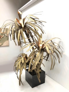 Palm Tree Floor or Table Lamp by Maison Jansen