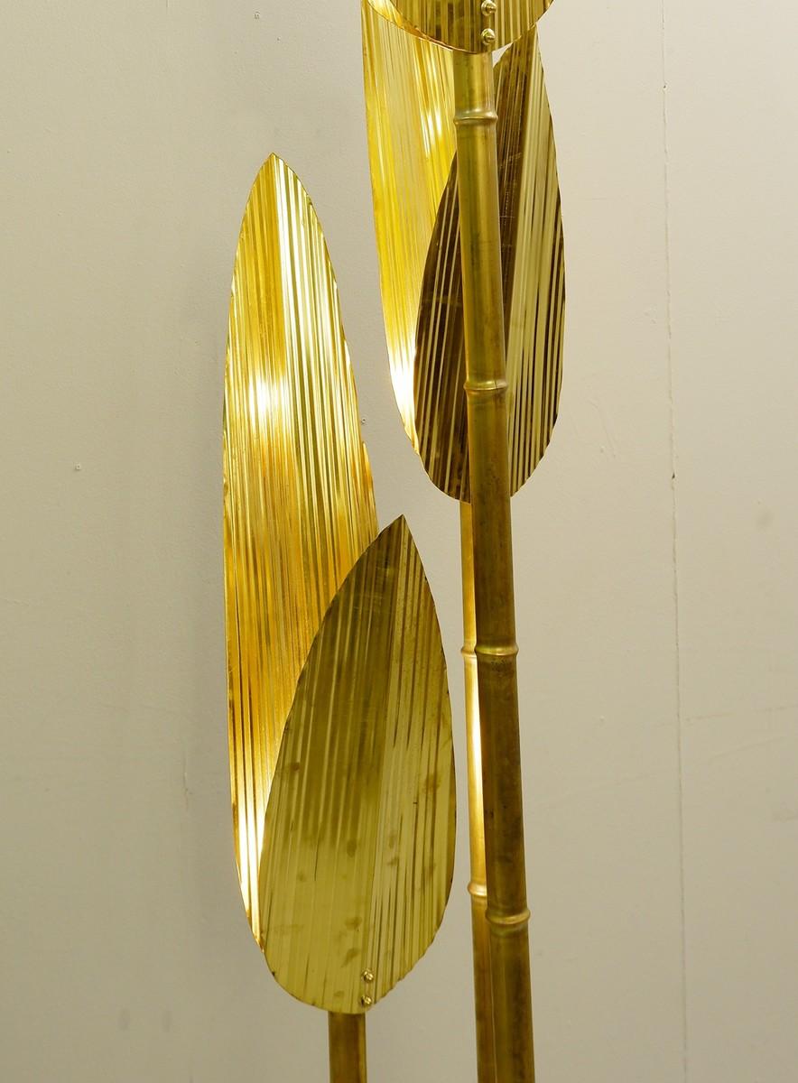 Lampadaire palmier doré - 2 paires disponibles
Prix pour une paire.