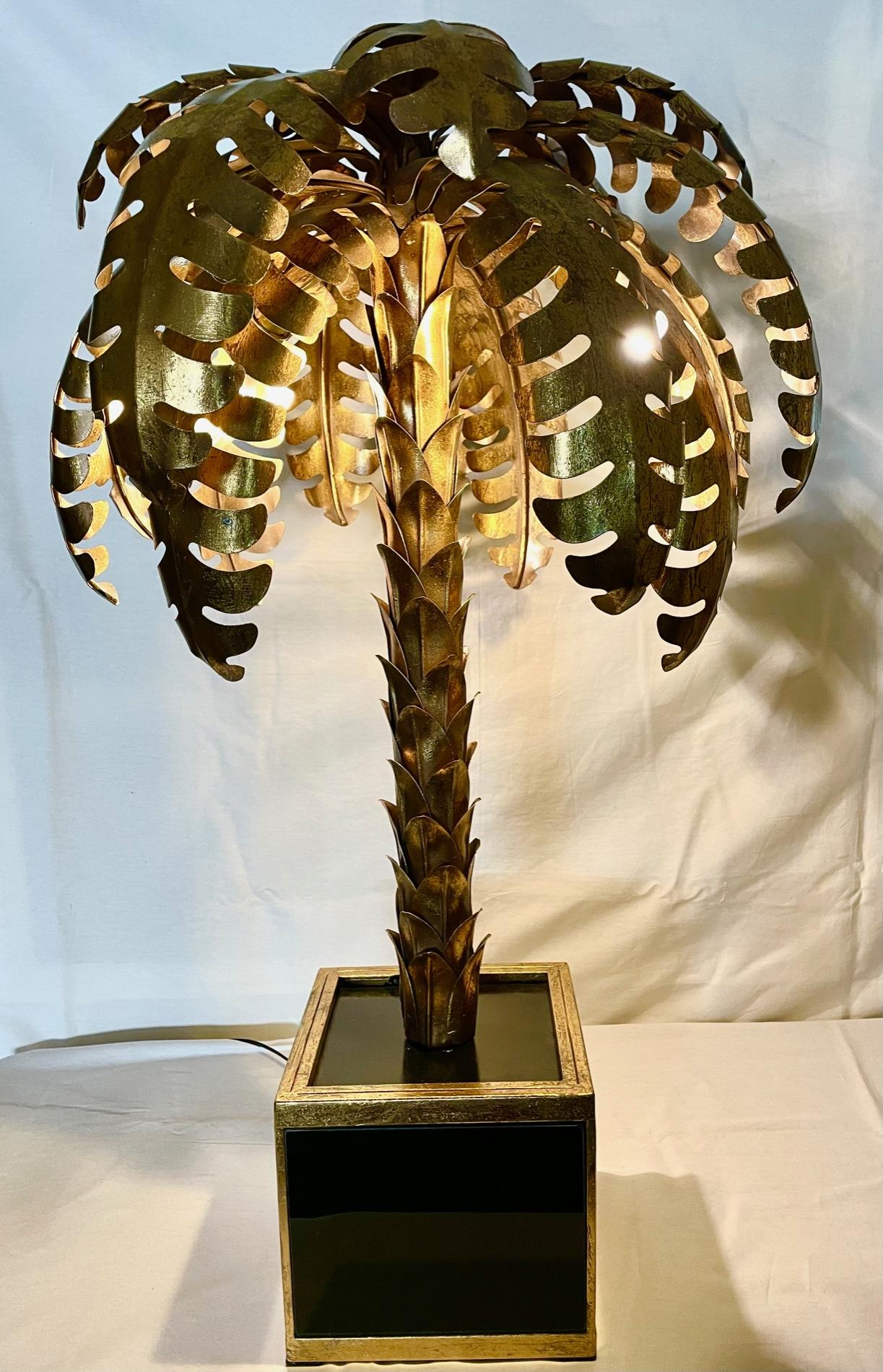Palm Tree Lamp Attributed to Maison Jansen For Sale 3