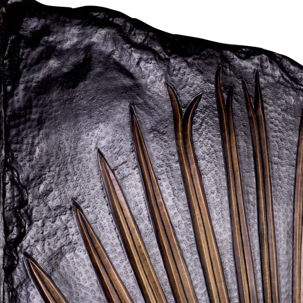 Palm Tree Leaf Wall Decoration In New Condition For Sale In Paris, FR
