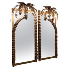 Palm Tree Mirrors in the style of "Maison Jansen", Contemporary