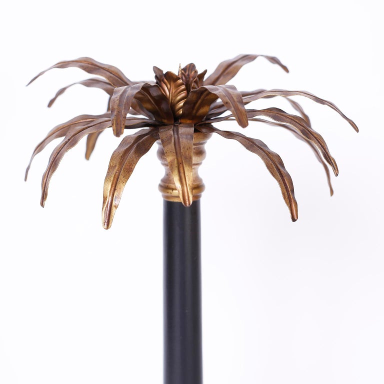 Palm Tree Pricket Candlesticks For Sale at 1stDibs palm tree candlesticks
