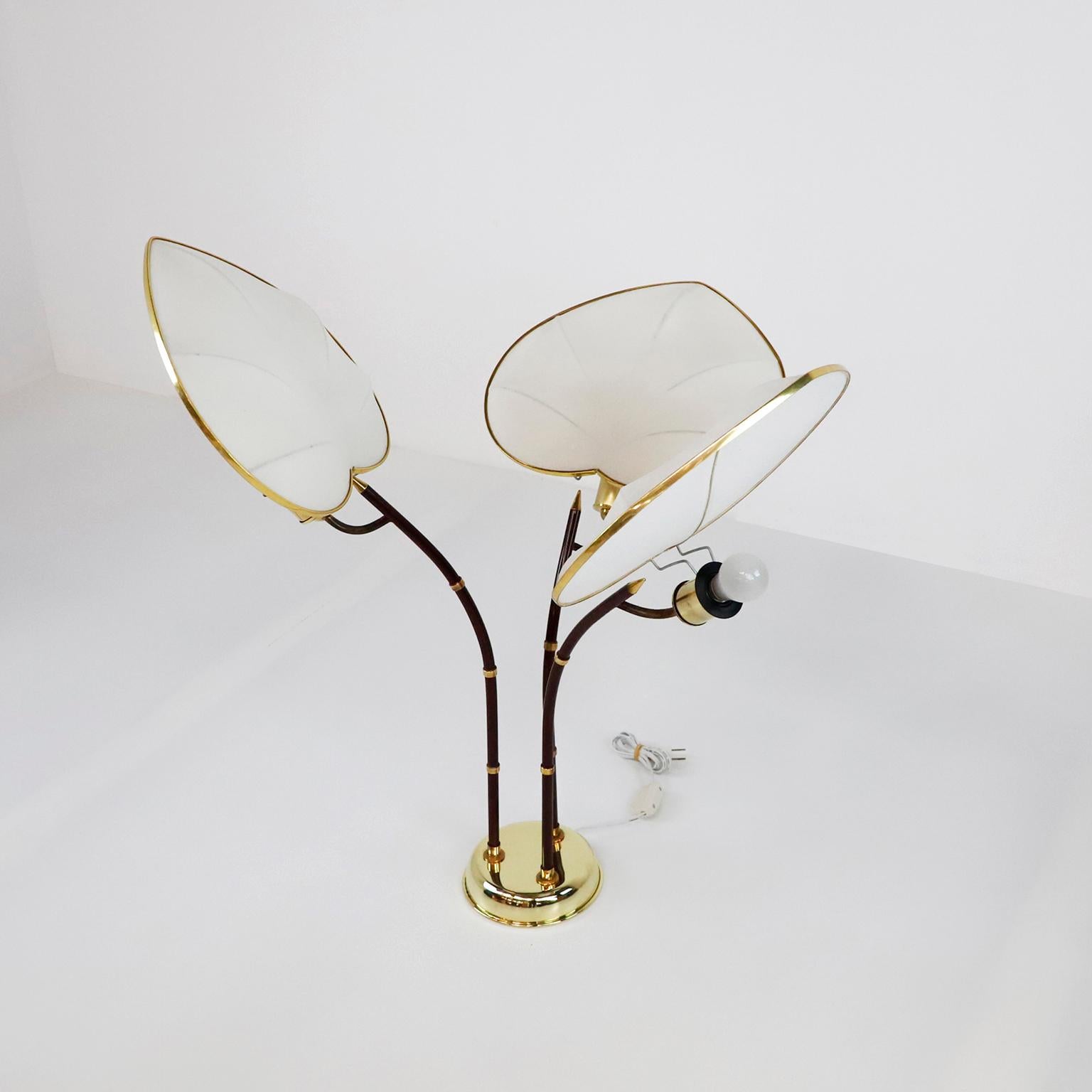 Palmen-Tischlampe von Arturo Pani (Moderne der Mitte des Jahrhunderts) im Angebot