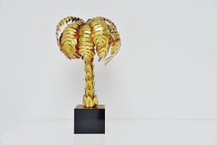 Palm Tree Table Lamp by Maison Jansen, France, 1970