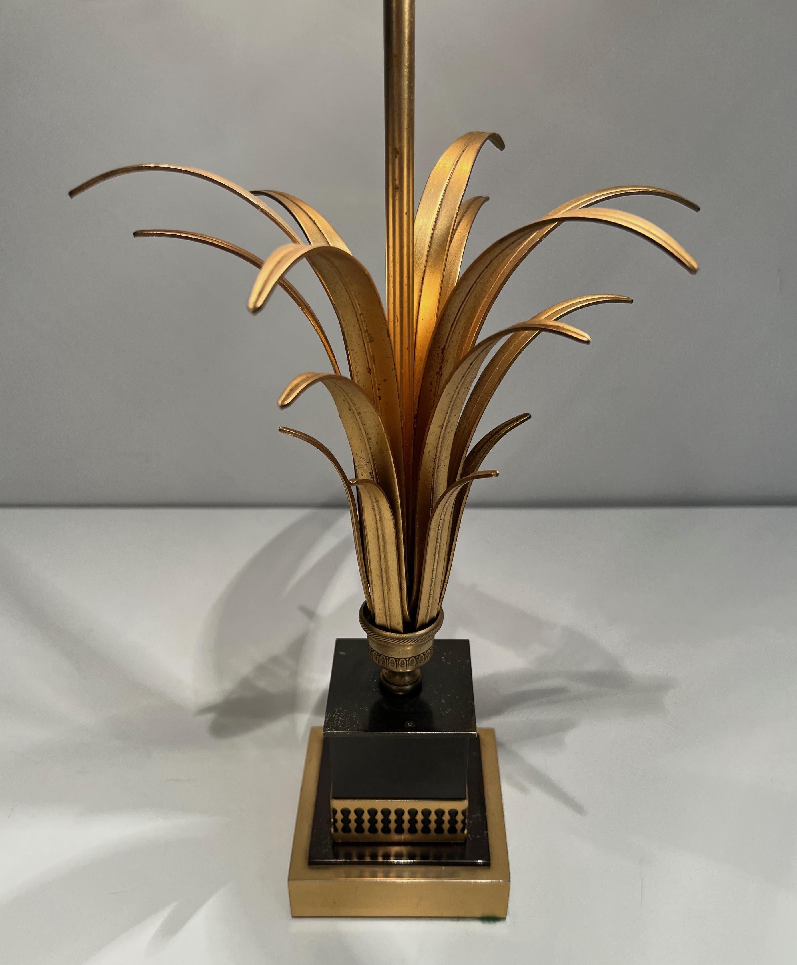 Palm Tree Table Lamp In the Style of Maison Charles For Sale 7