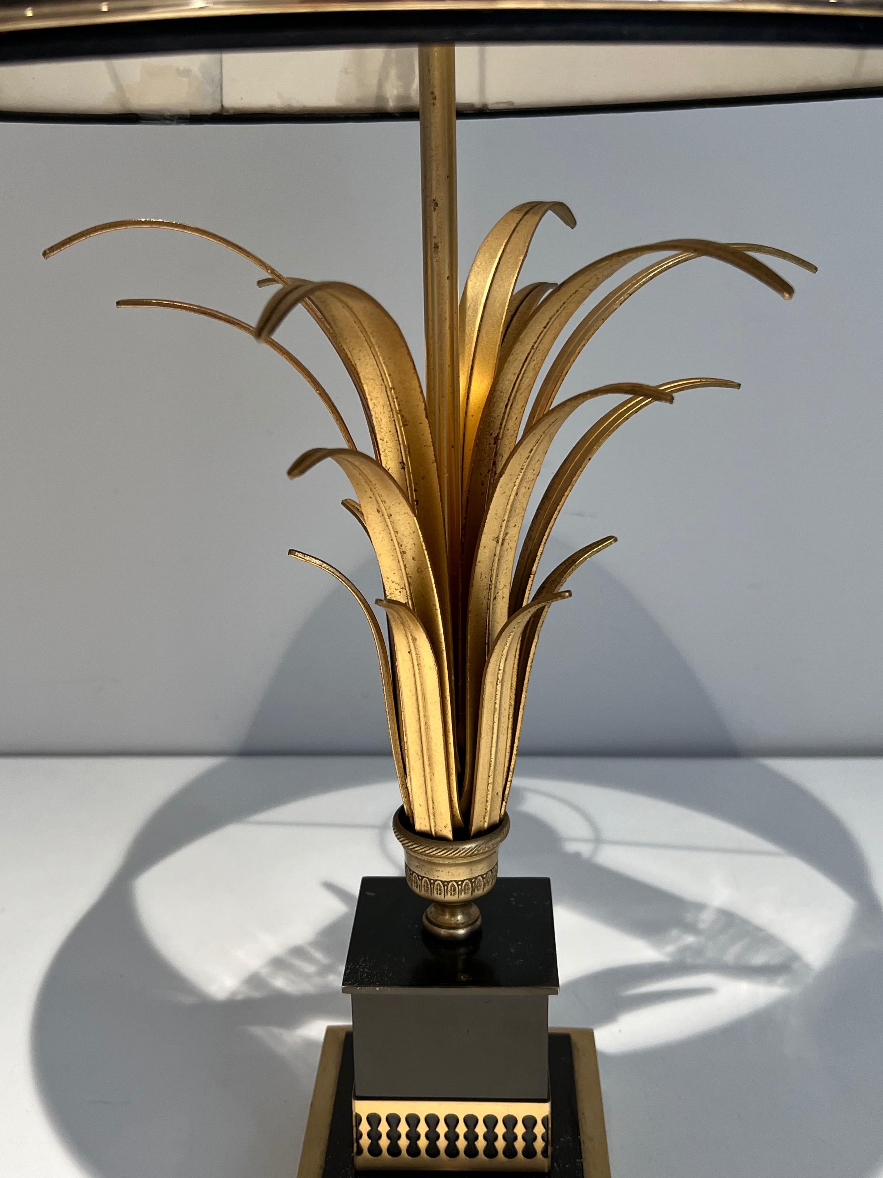Palm Tree Table Lamp In the Style of Maison Charles For Sale 9