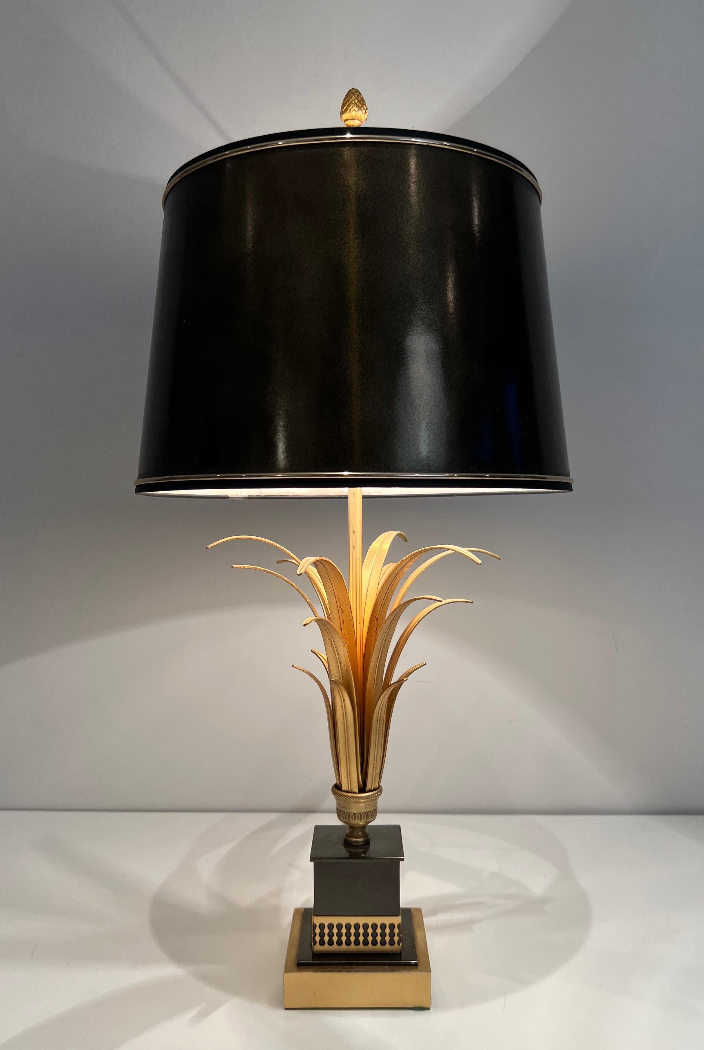 Palm Tree Table Lamp In the Style of Maison Charles For Sale 11