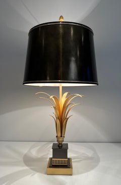Palm Tree Table Lamp In the Style of Maison Charles