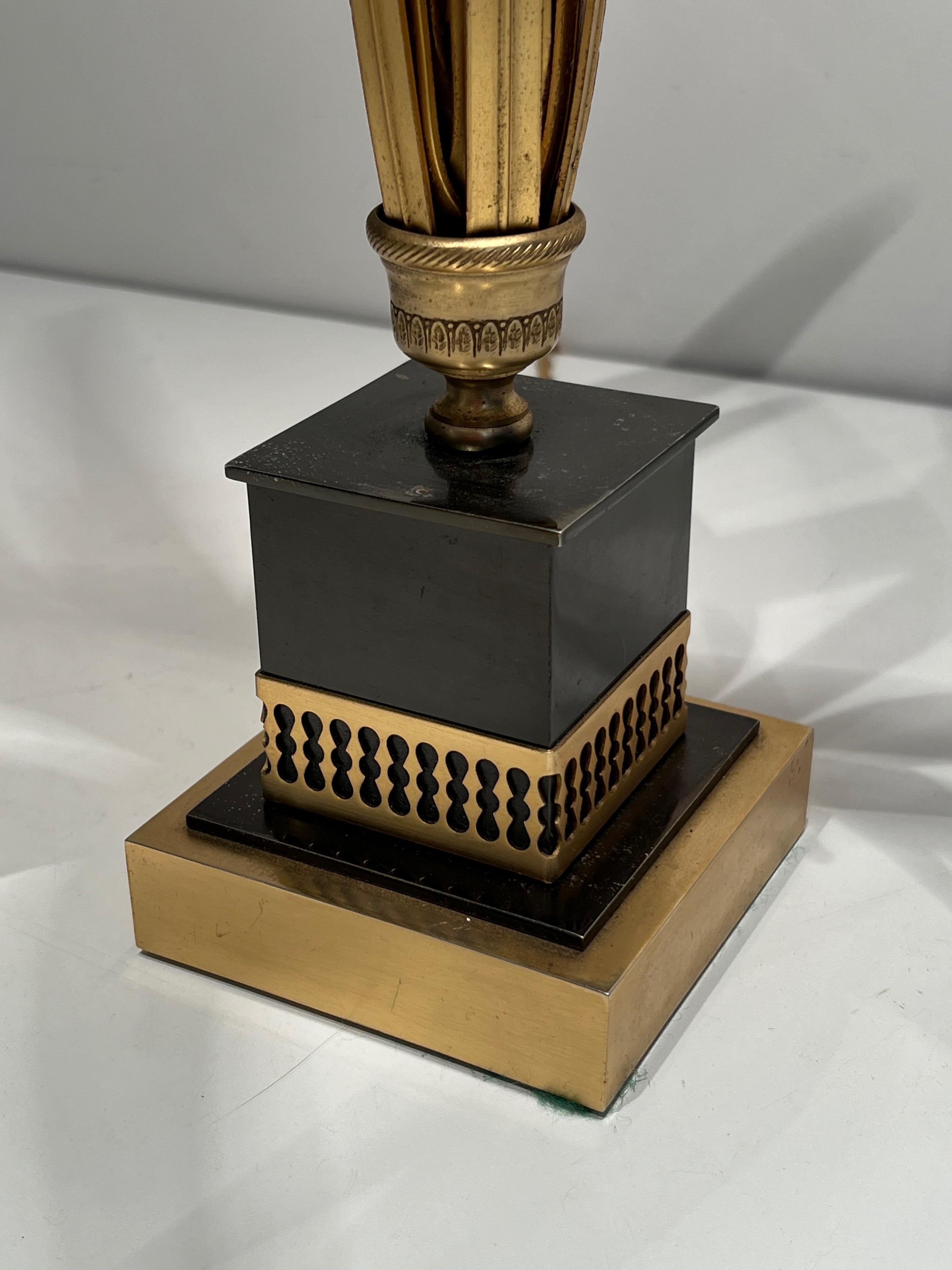 Palm Tree Table Lamp In the Style of Maison Charles For Sale 1