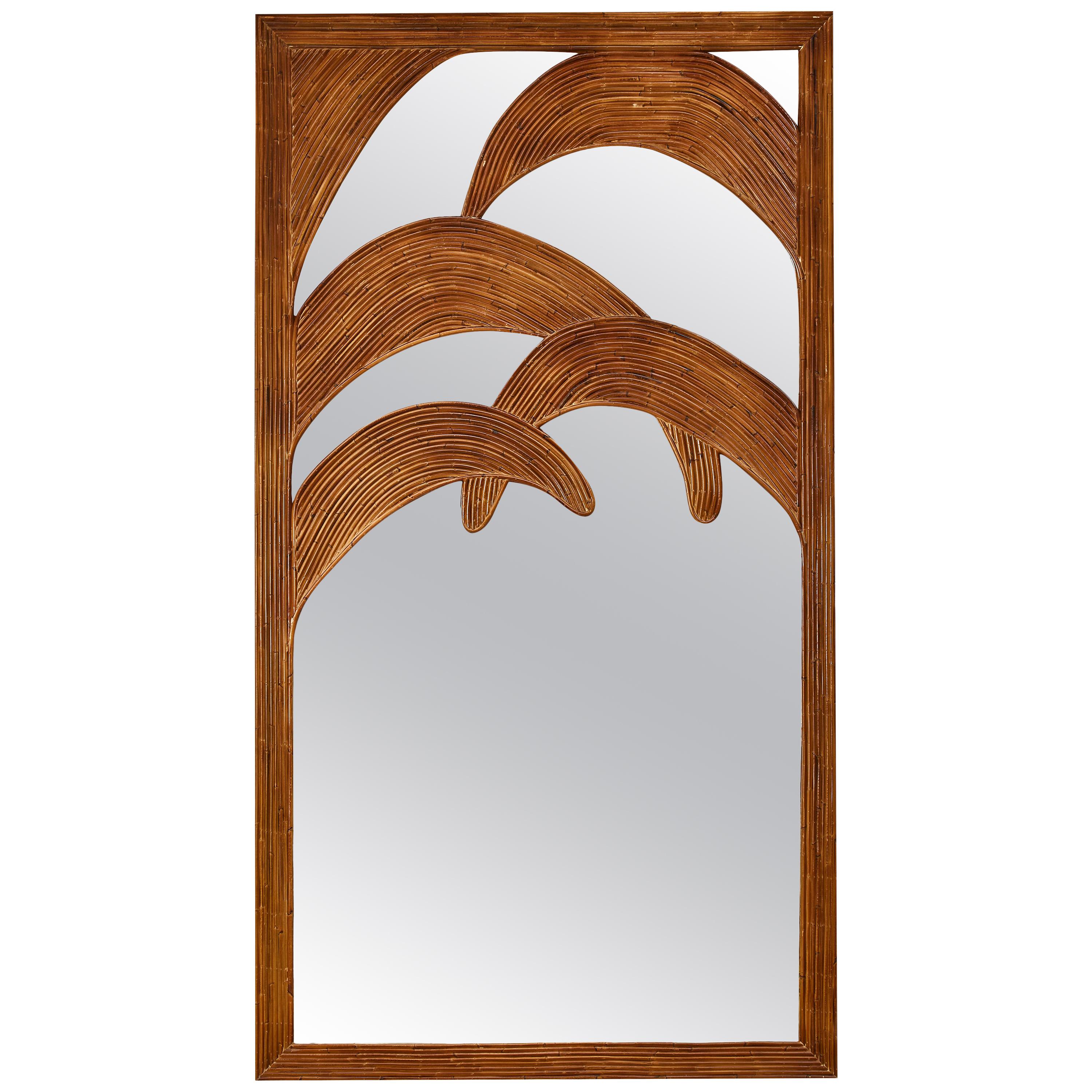 "Palm tree" Vintage Mirror