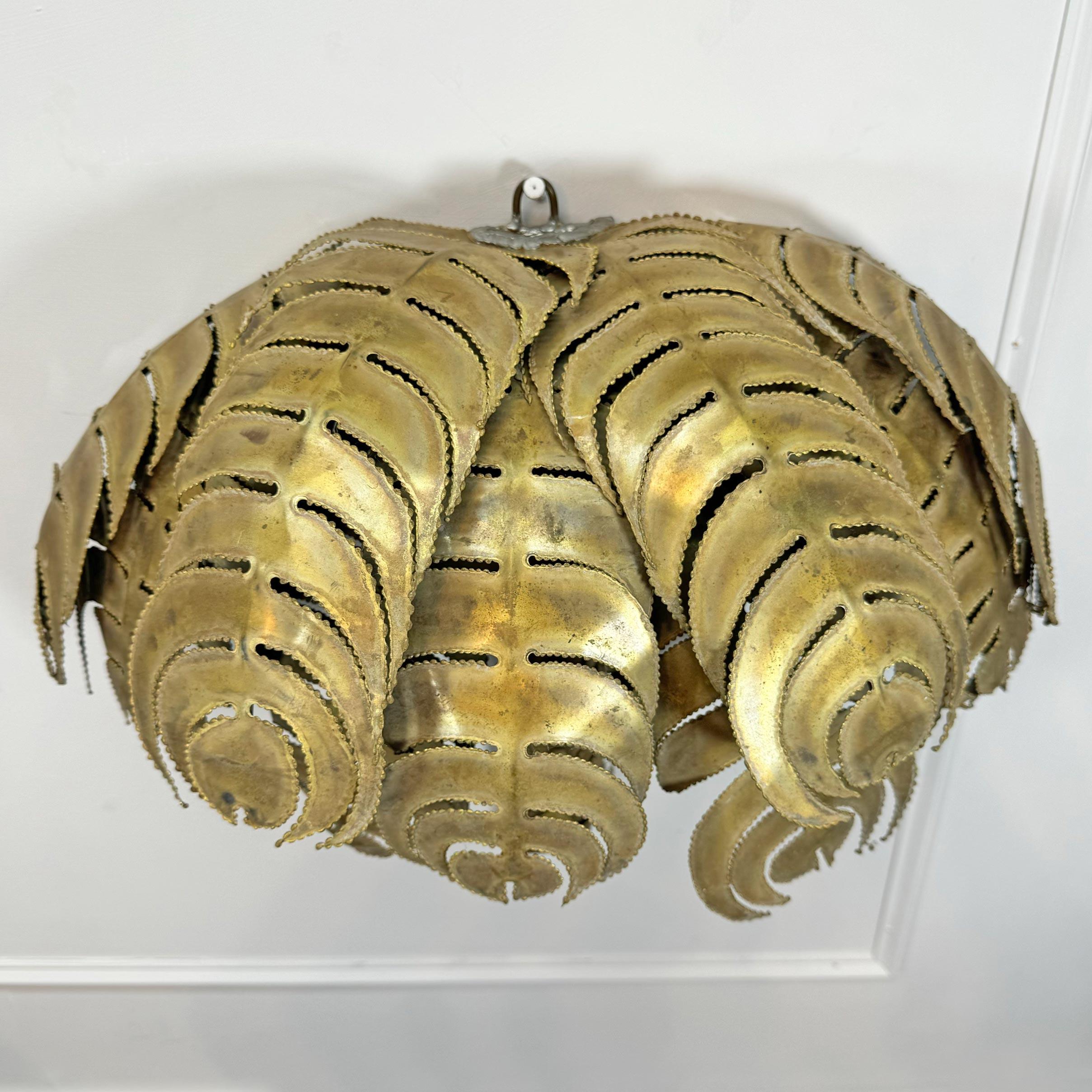 Palm Tree Wall Light by Christian Techoueyres for Maison Jansen For Sale 8