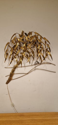 Palm Tree Wall Light By Daniel D'haeseleer, 1970s