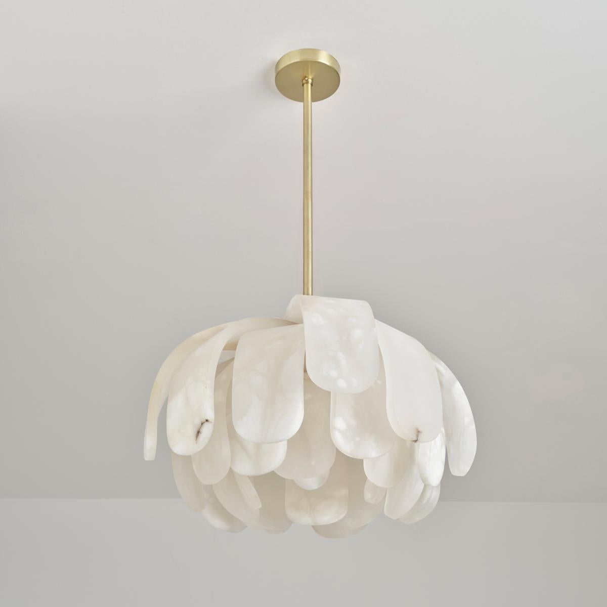 Laiton Plafonnier Palma par Gaspare Asaro-Premium Finition en vente