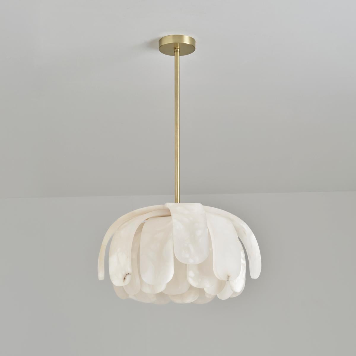 Palma Ceiling Light by Gaspare Asaro-Standard Finish In New Condition For Sale In New York, NY