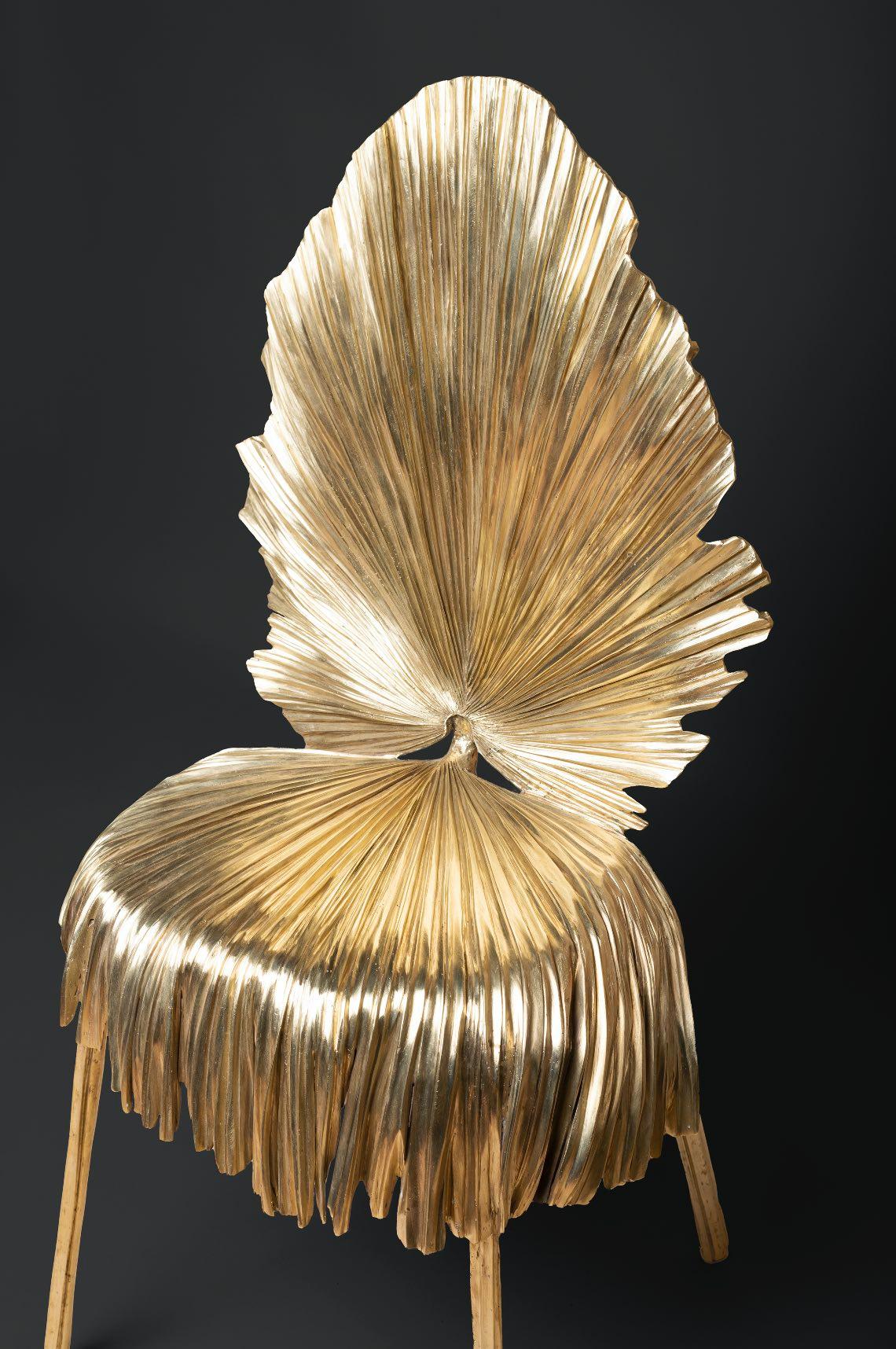 Organique Chaise Palma en bronze par Agnes Studio / Estefanía de Ros en vente