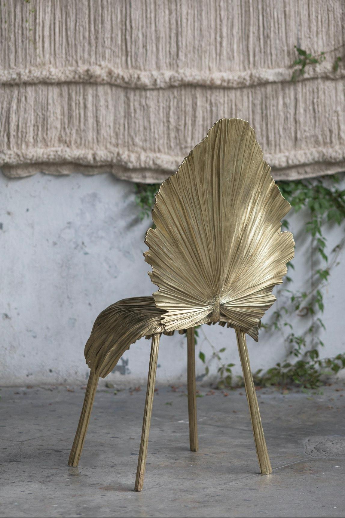 Chaise Palma en bronze par Agnes Studio / Estefanía de Ros Neuf - En vente à Guatemala, GT