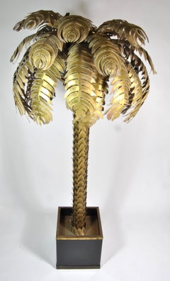 "Palma" Floor Lamp, Design Maison Jansen, France, 1970