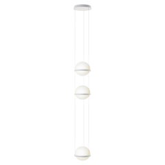Palma LED Triple Pendant Light in White by Antoni Arola