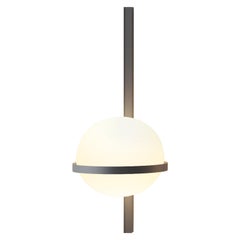 Palma LED Vertical Wall Lamp in Charcoal Grey by Antoni Arola