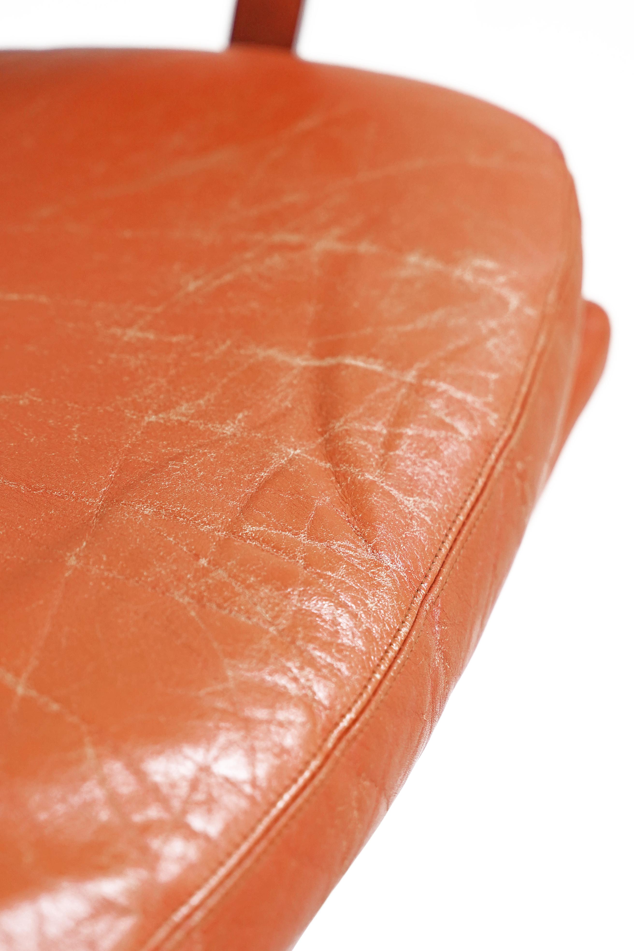 Late 20th Century Palma Lounge Chair in Original Leather by Werner Langenfeld for ESA