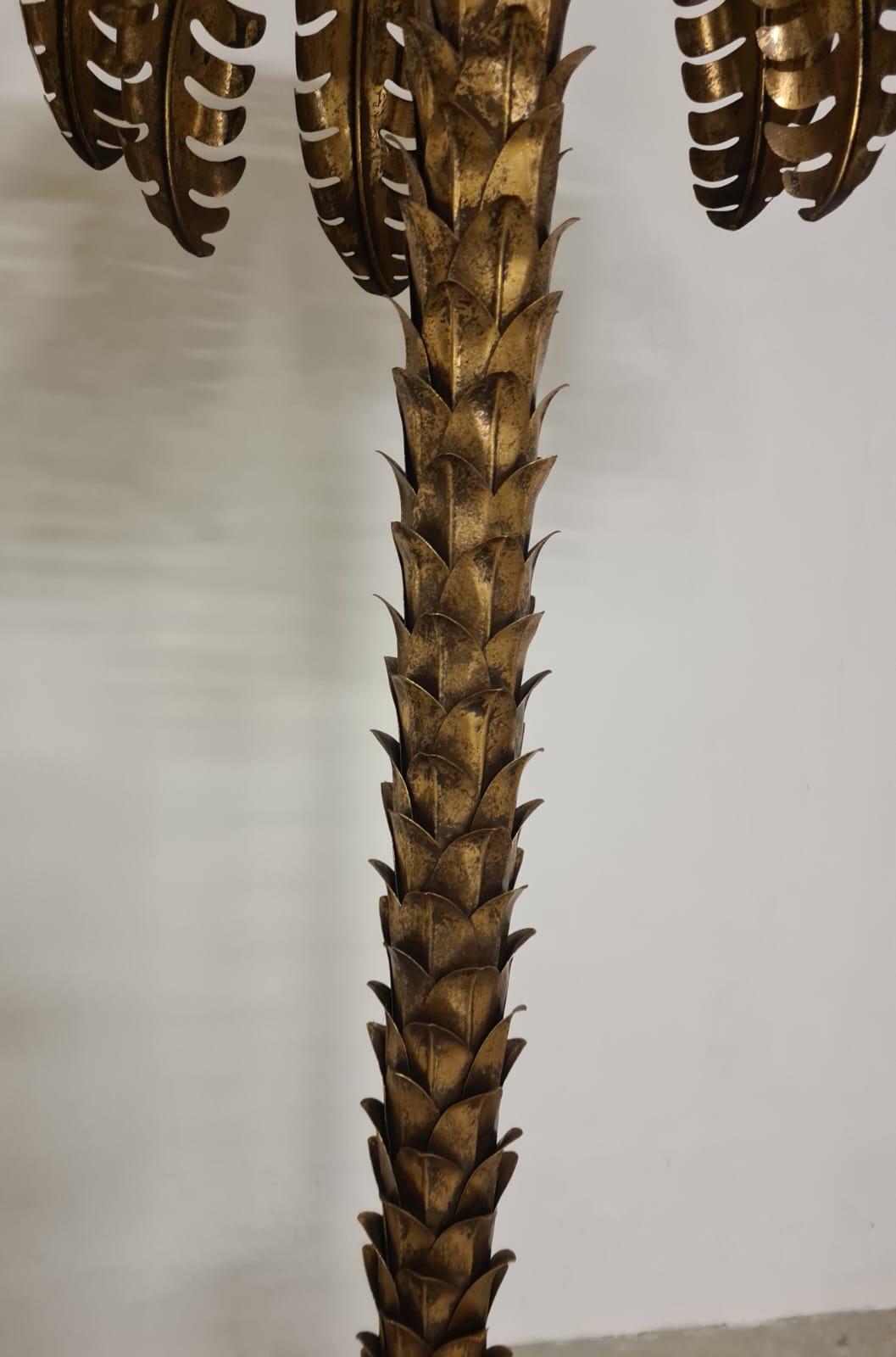 Leuchtende Palme von Maison Jansen im Angebot 4