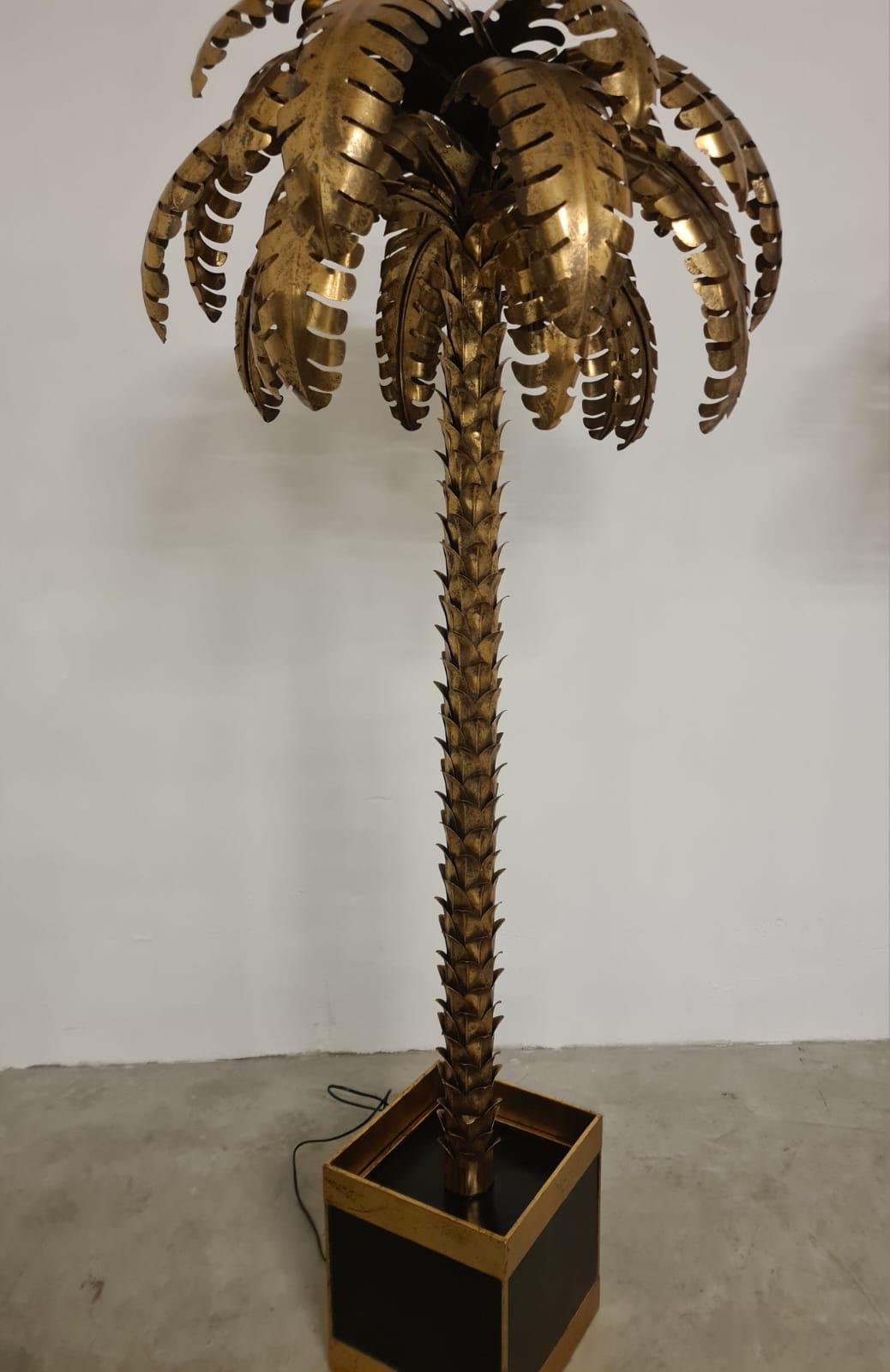 Leuchtende Palme von Maison Jansen im Angebot 6