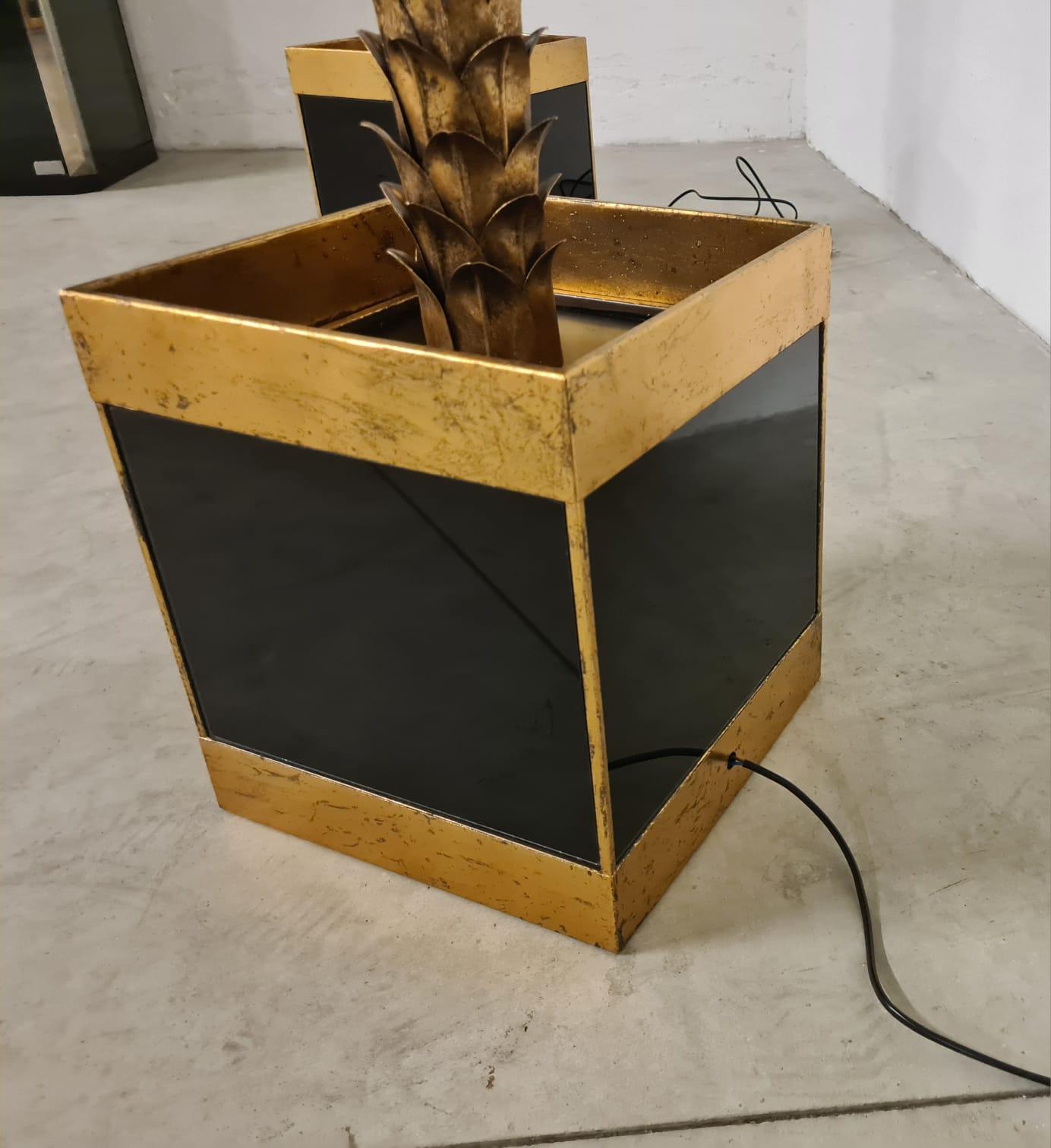 Leuchtende Palme von Maison Jansen im Angebot 8