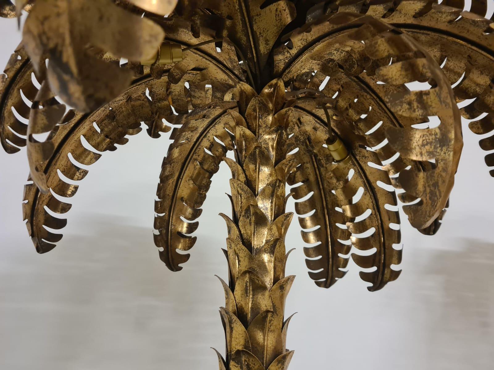 Leuchtende Palme von Maison Jansen im Angebot 11