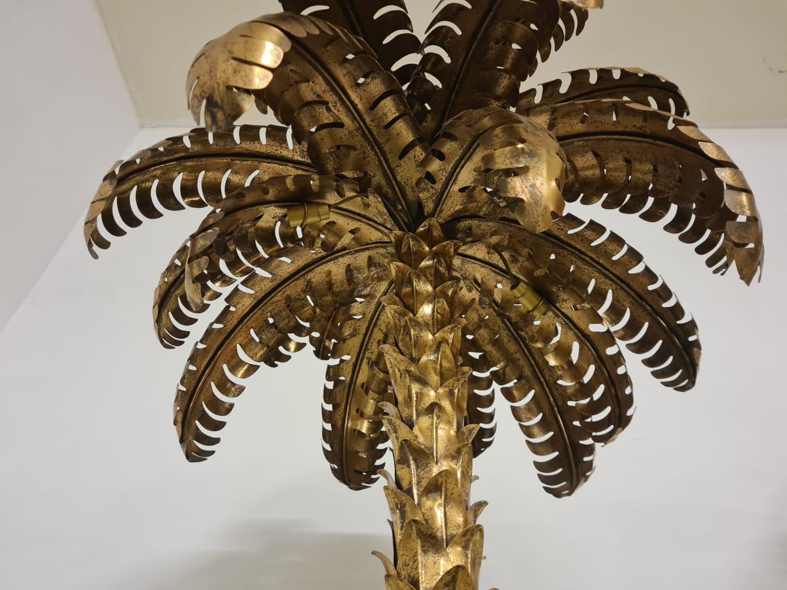 Leuchtende Palme von Maison Jansen im Angebot 14