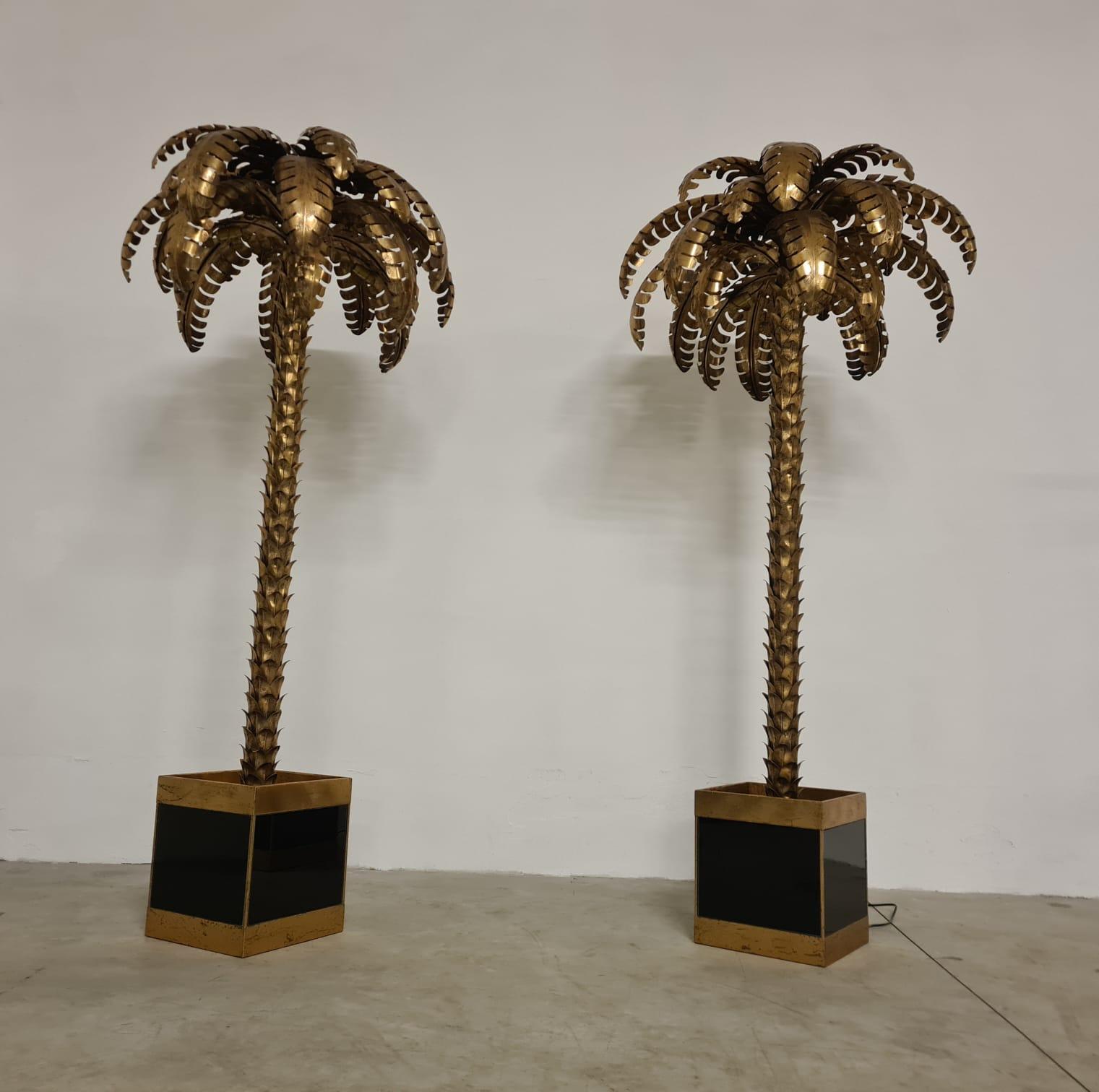 Leuchtende Palme von Maison Jansen (French) im Angebot