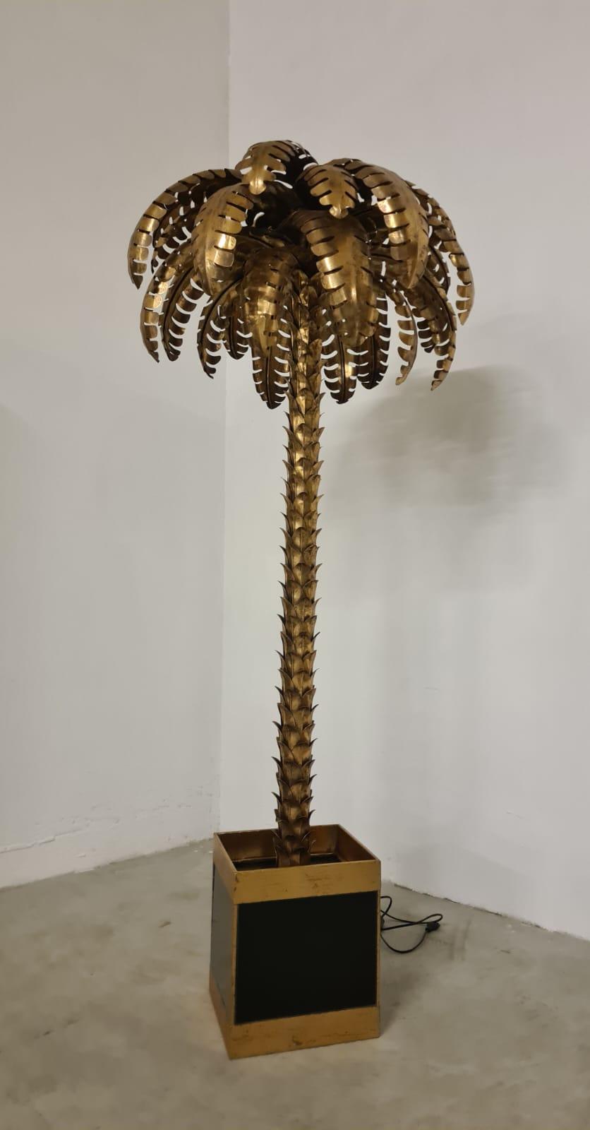 Leuchtende Palme von Maison Jansen im Zustand „Gut“ im Angebot in Torino, IT