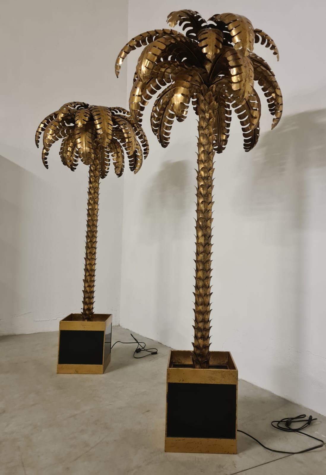 Leuchtende Palme von Maison Jansen im Angebot 2
