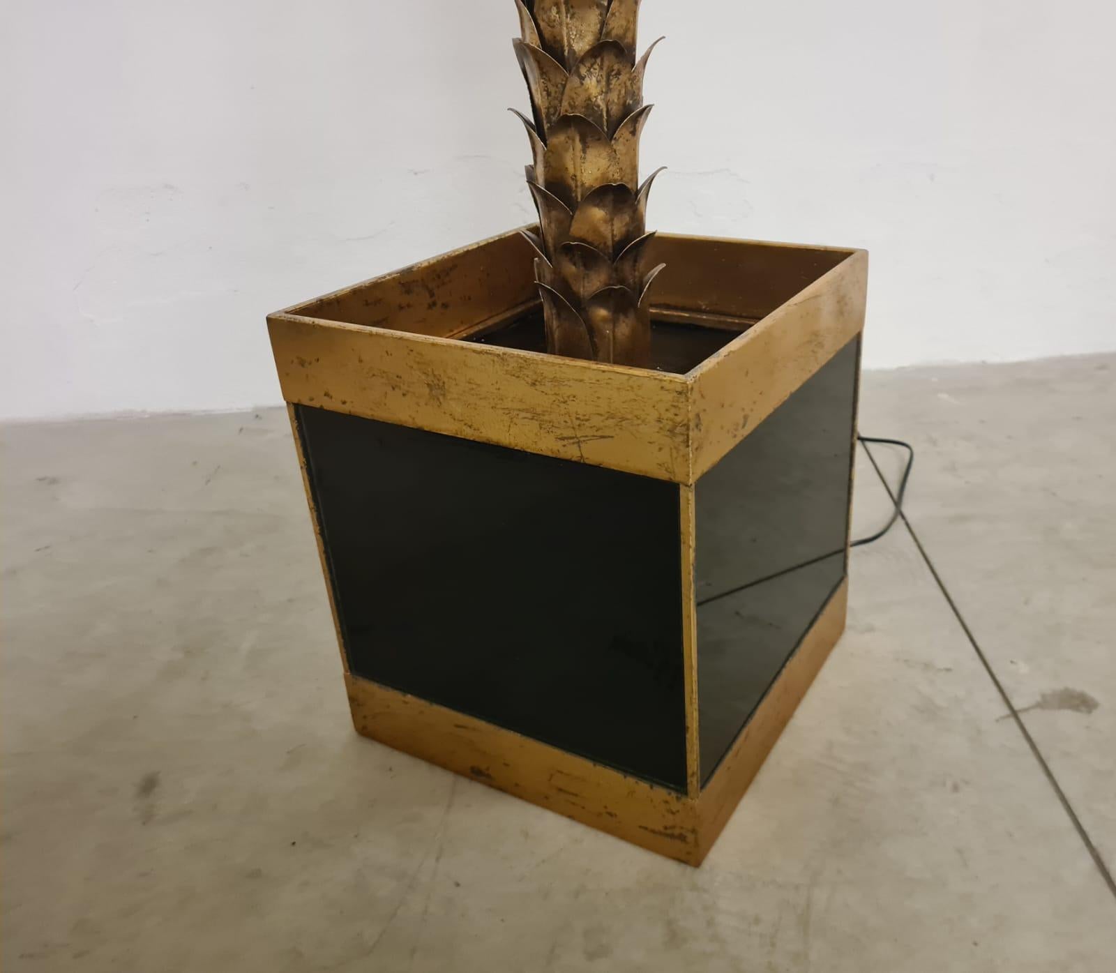 Leuchtende Palme von Maison Jansen im Angebot 3