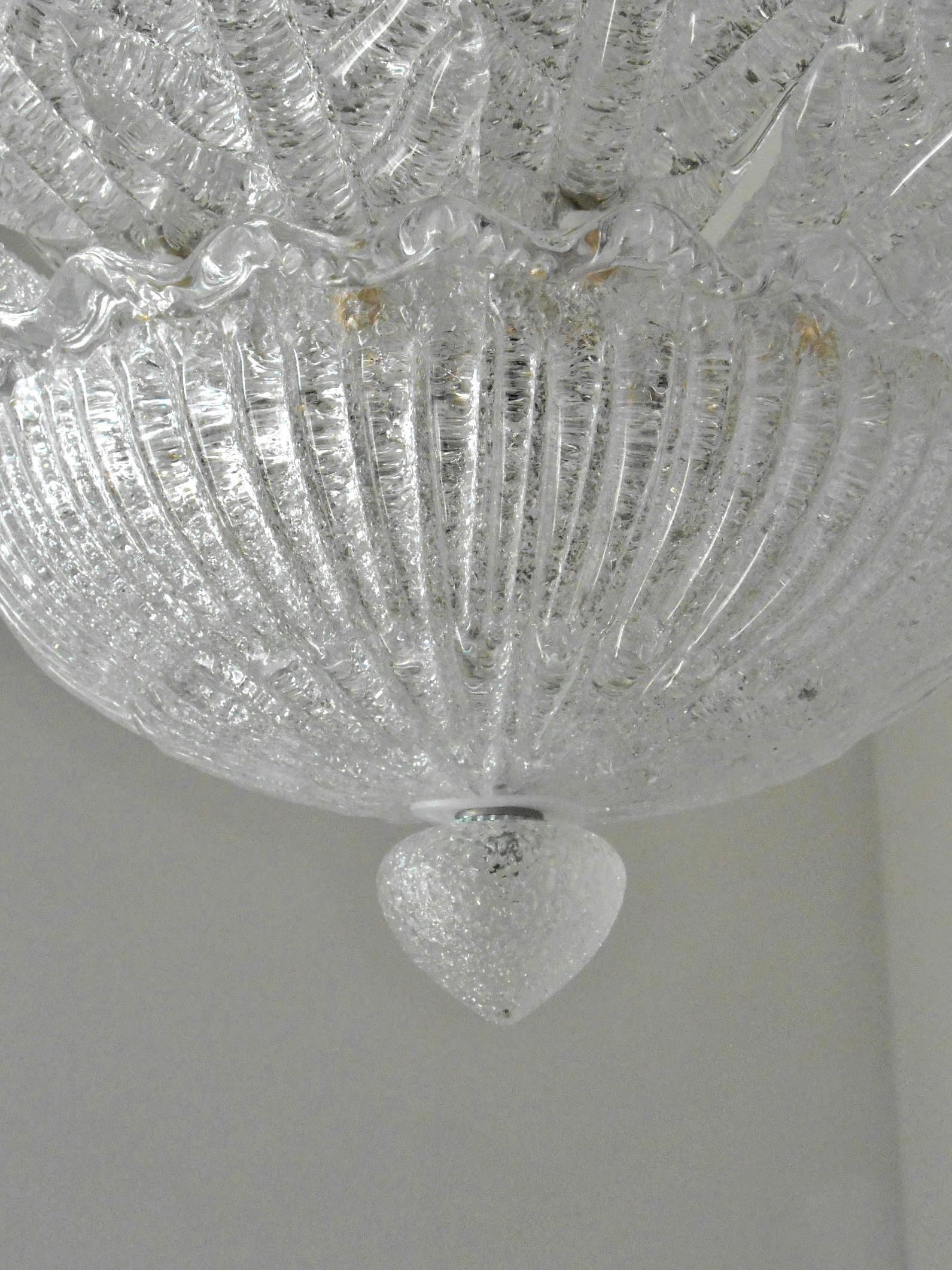 Mid-Century moderno Palma Flush Mount di Fabio Ltd in vendita