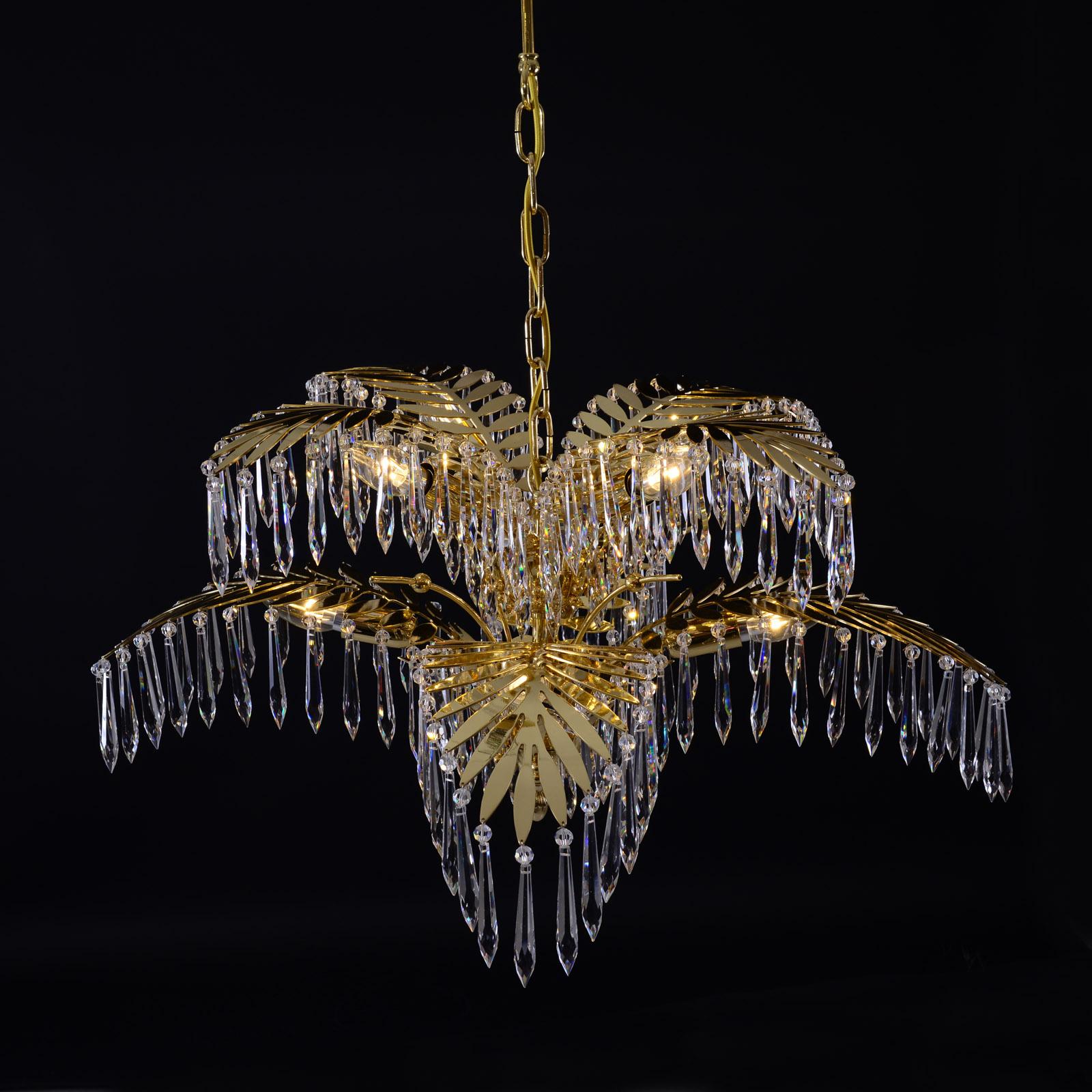 Based on the famous Palme, designed by Josef Hoffmann, WOKA has made this beautiful chandelier

Total drop custom!

Most components according to the UL regulations, with an additional charge we will UL-list and label our fixtures.
 