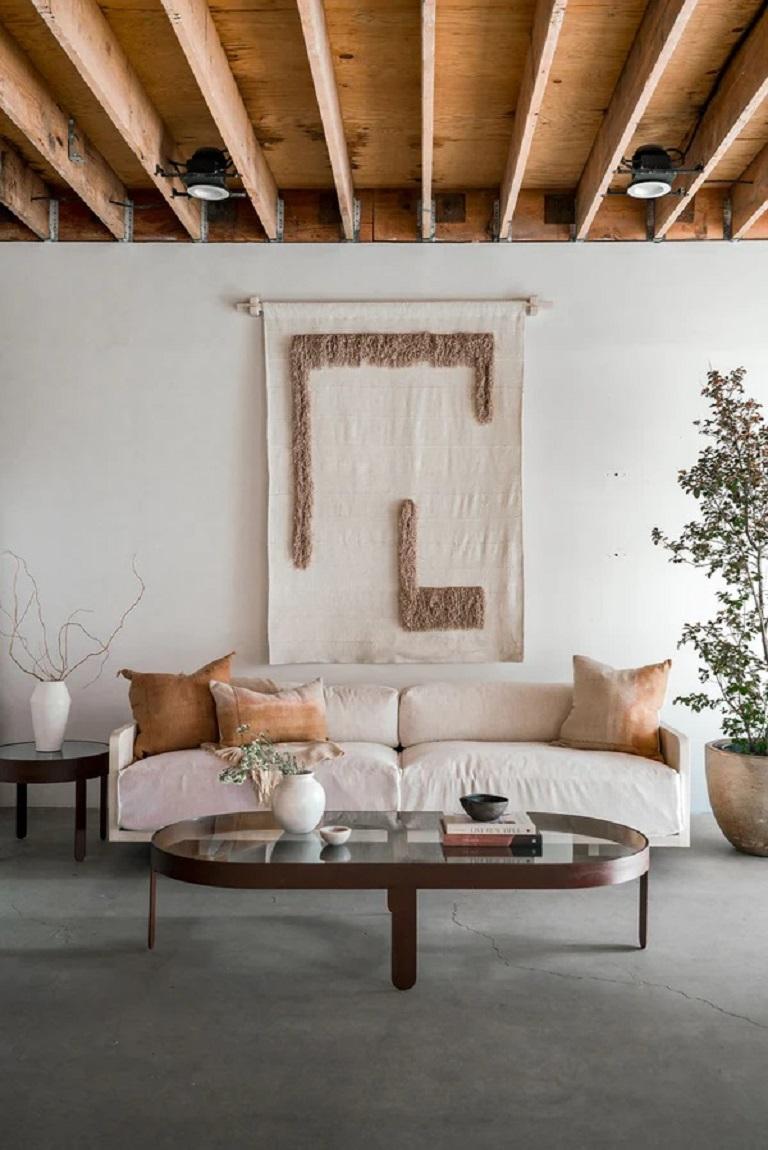 Fait main Table basse Palmas (Ovl) par Croft House en vente