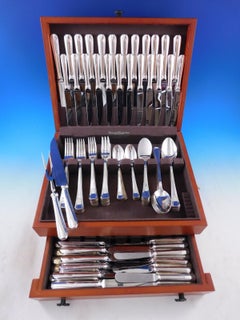 Palme by Christofle Silverplate Flatware Service for 12 Set 122 pieces Dinner