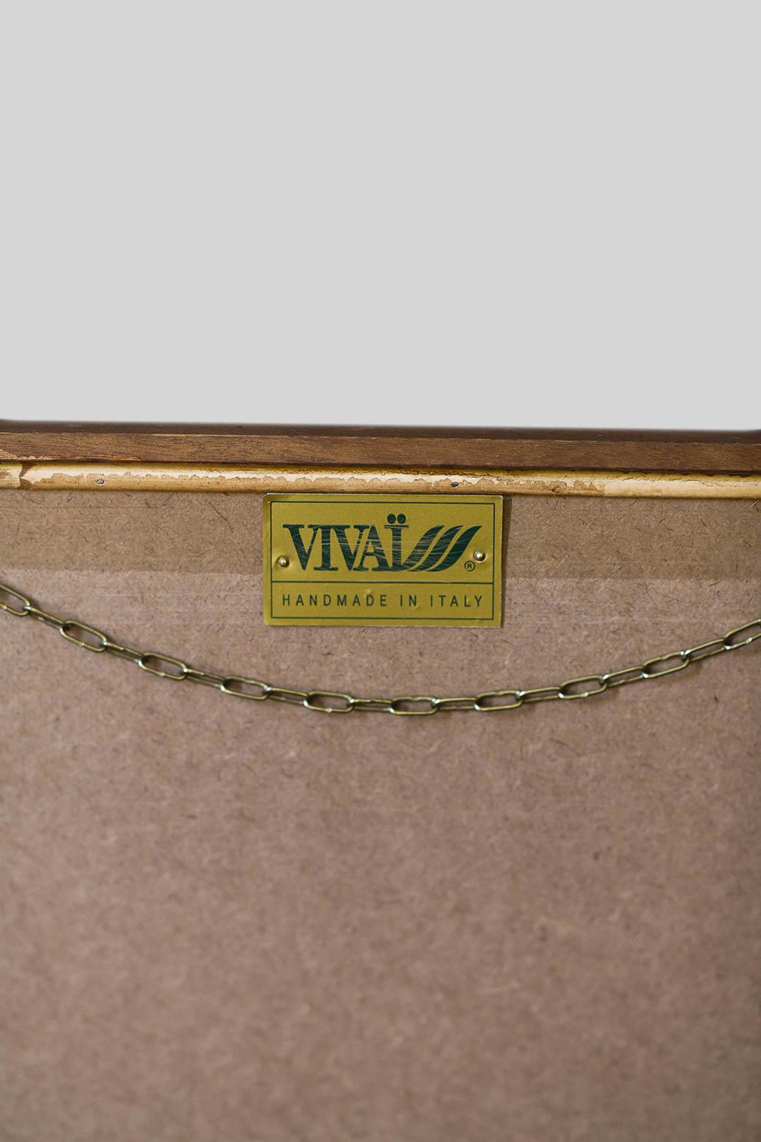 Late 20th Century Palm Mirror By Vivai Del Sud 1970