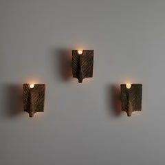 „Palme“-Wandleuchter von Georges Jouve für Jouve France