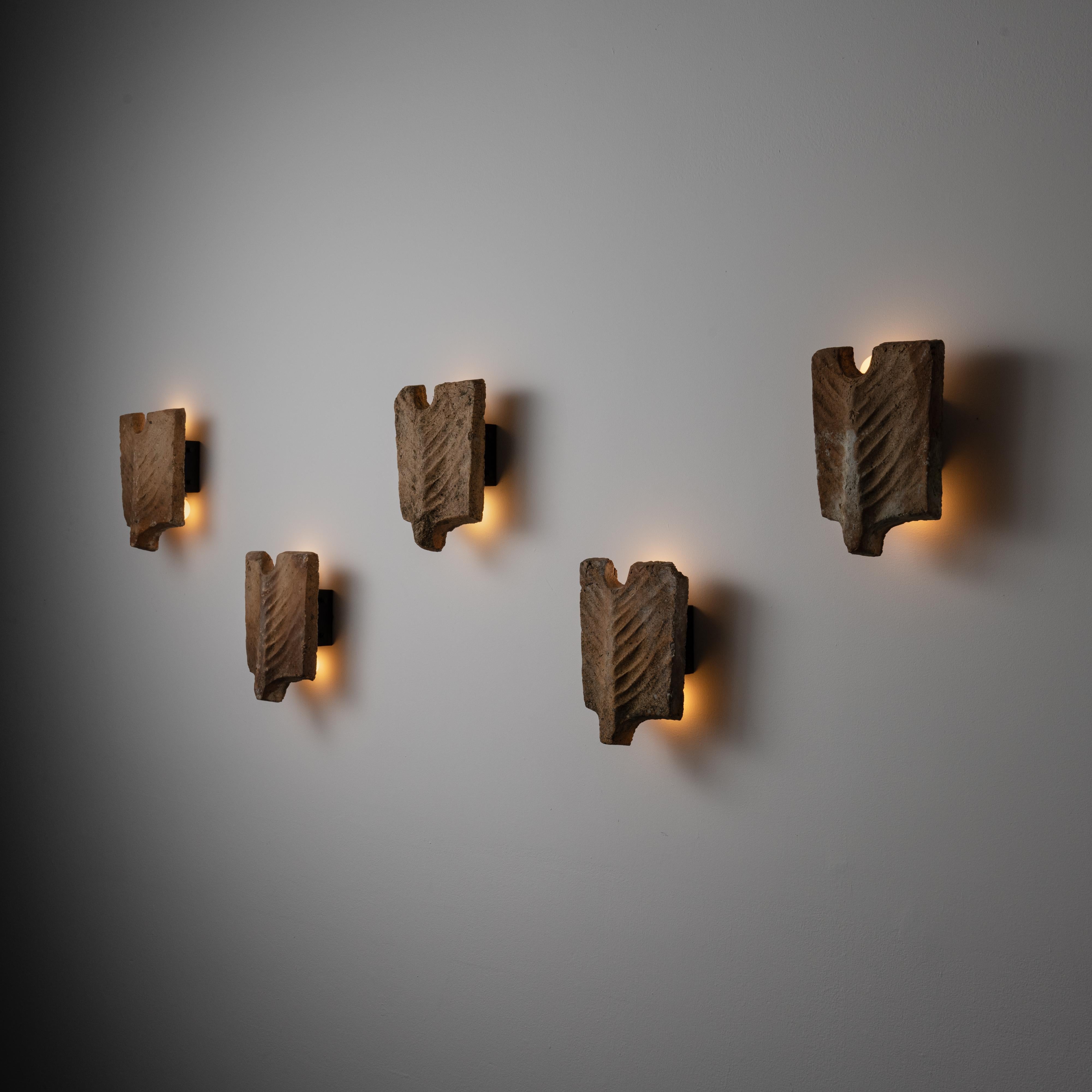 Mid-Century Modern 'Palme’ Sconces by Georges Jouve for Jouve France