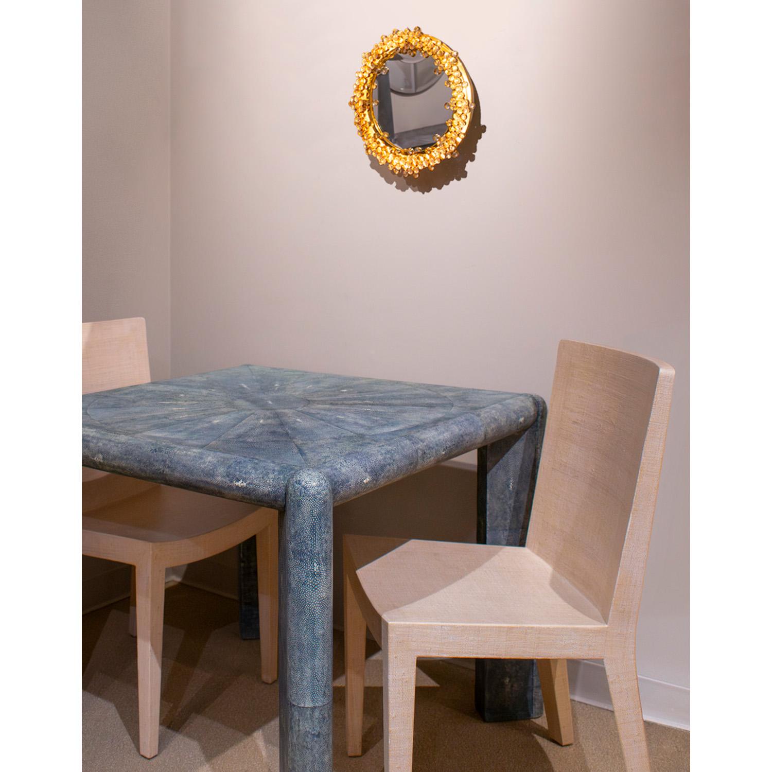 Milieu du XXe siècle Palme & Walter Miroir lumineux avec cristaux facettés 1960s en vente