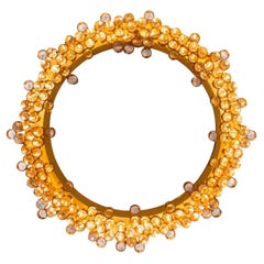 Palme 
Walter Stunning Illuminating Mirror with Faceted Crystals 1960s