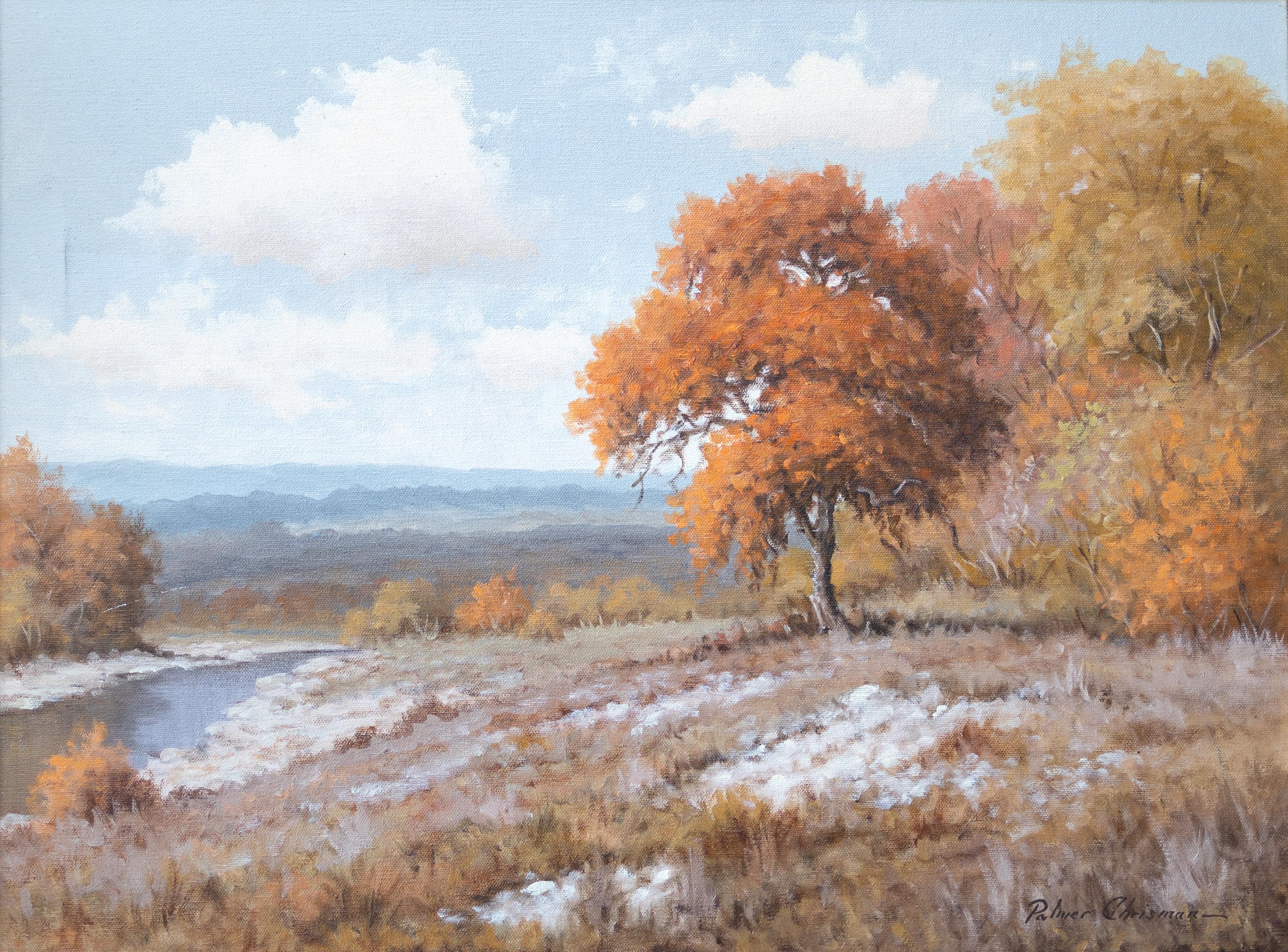 Palmer Chrisman Landscape Painting - Texas Hill Country Fall Landscape