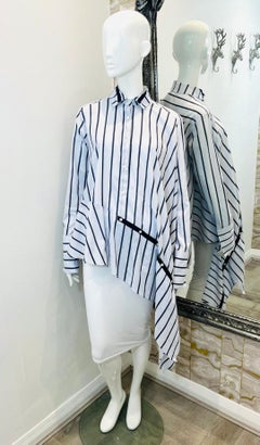 Palmer//harding Asymmetric Cotton-Poplin Shirt