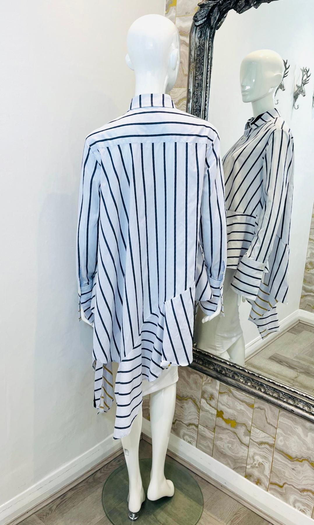 Women's Palmer//harding Asymmetric Cotton-Poplin Shirt